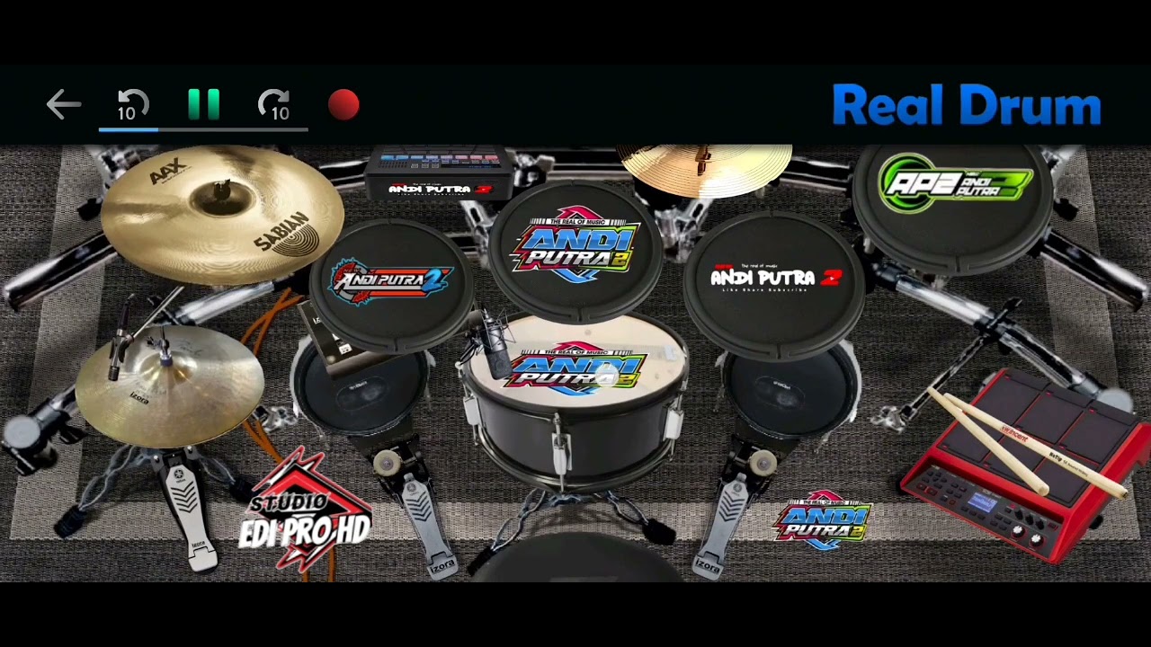 NUGELAKEN ATI cover real - drum singa dangdut ANDI PUTRA 2 // Real drum kit DEPOK 