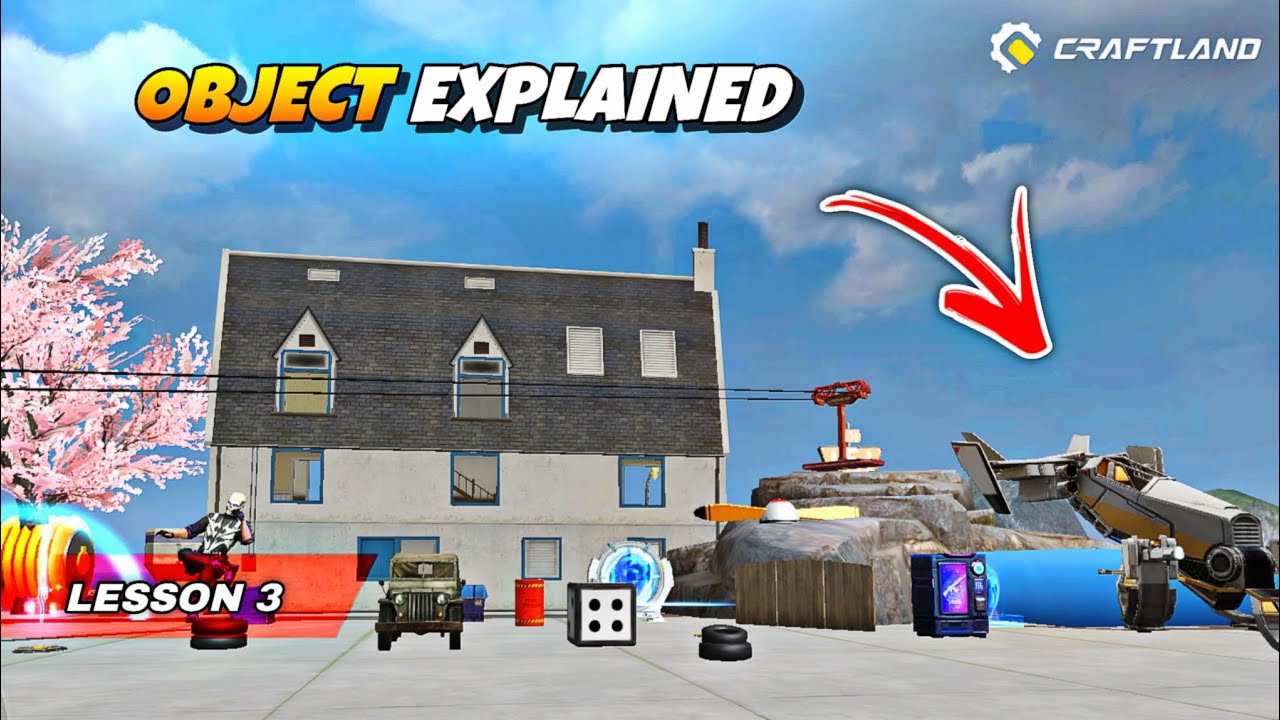 Craftland Course: Lesson 3 | All Objects in Craftland Freefire SacSo