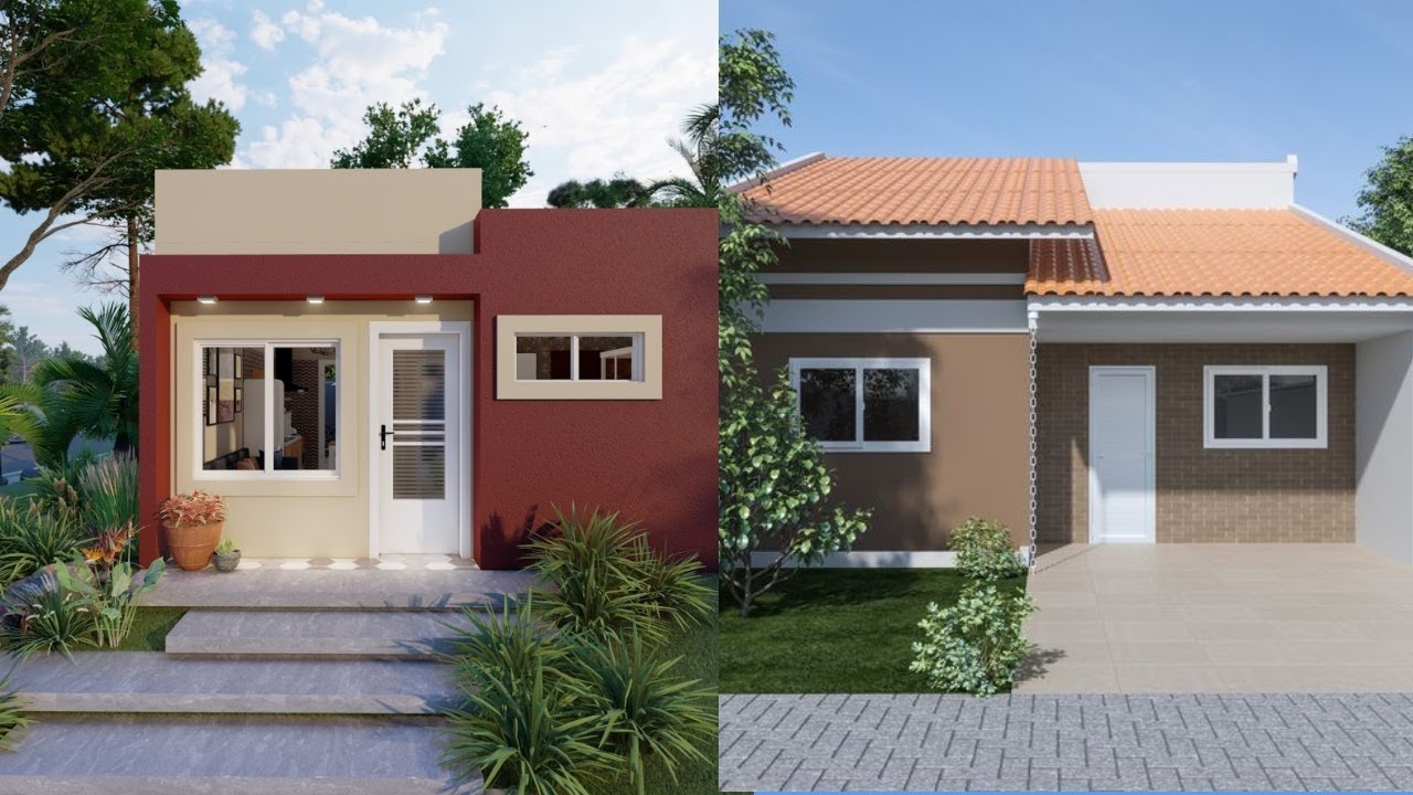 38 Ideias de Fachadas de Casas Simples e Modernas.🏡