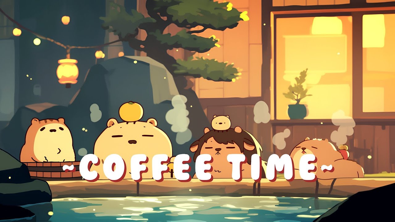 Capybara Lofi Music Station - Cozy Japanese Lofi Mix ~ Relaxing Vibes ~ 🦫 🍵 ✨ | Sleep Aid
