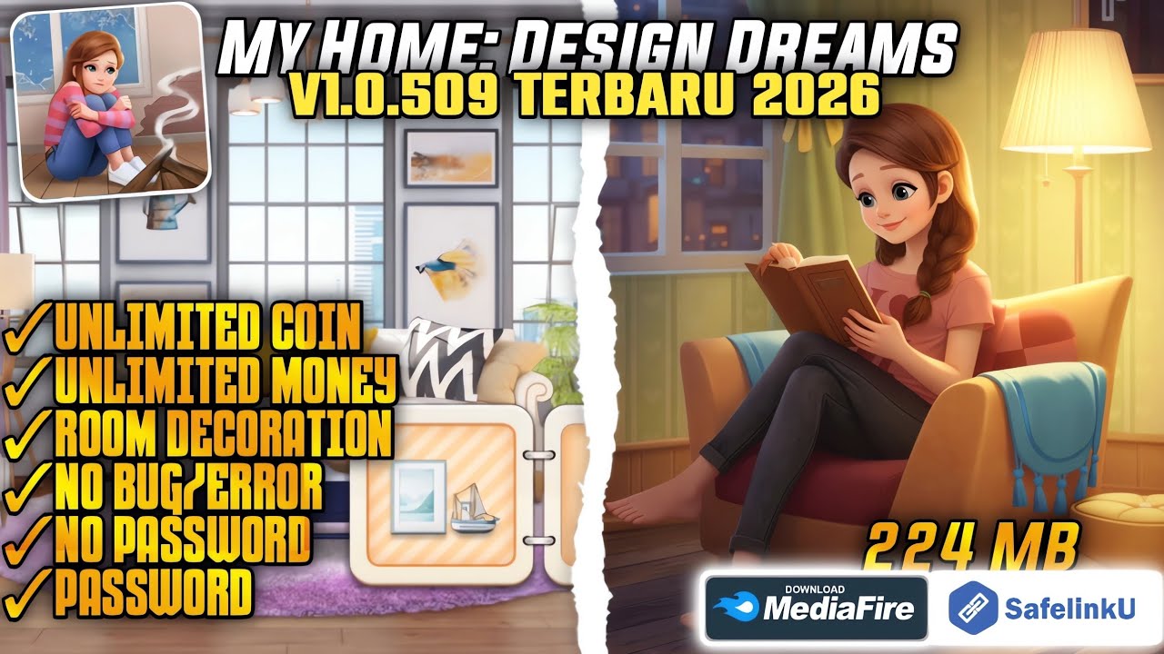 My Home: Design Dreams mod Apk Terbaru 2026 v1.0.505 || No Password