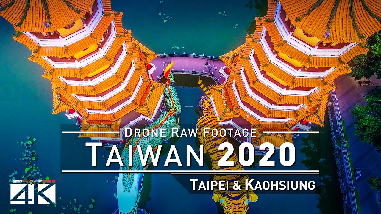 【4K】🇹🇼 Drone RAW Footage | This is TAIWAN 2020 | Capital City Taipei Kaohsiung | UltraHD Stock Video