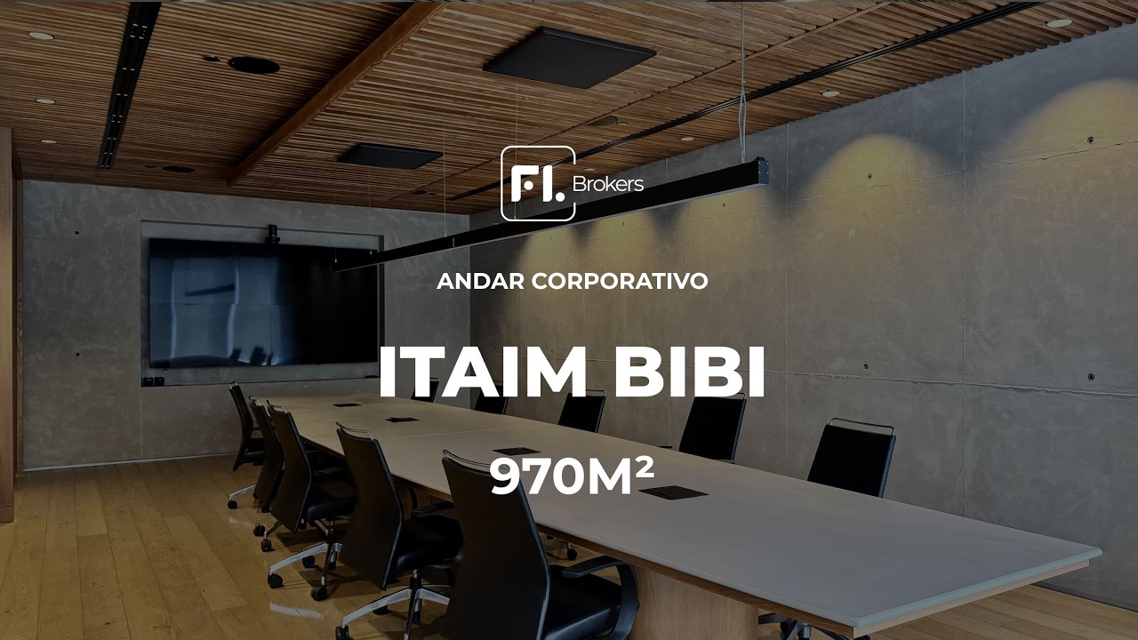 Andar Corporativo - 970m² -  Venda e Locação - Itaim Bibi - São Paulo - SP.