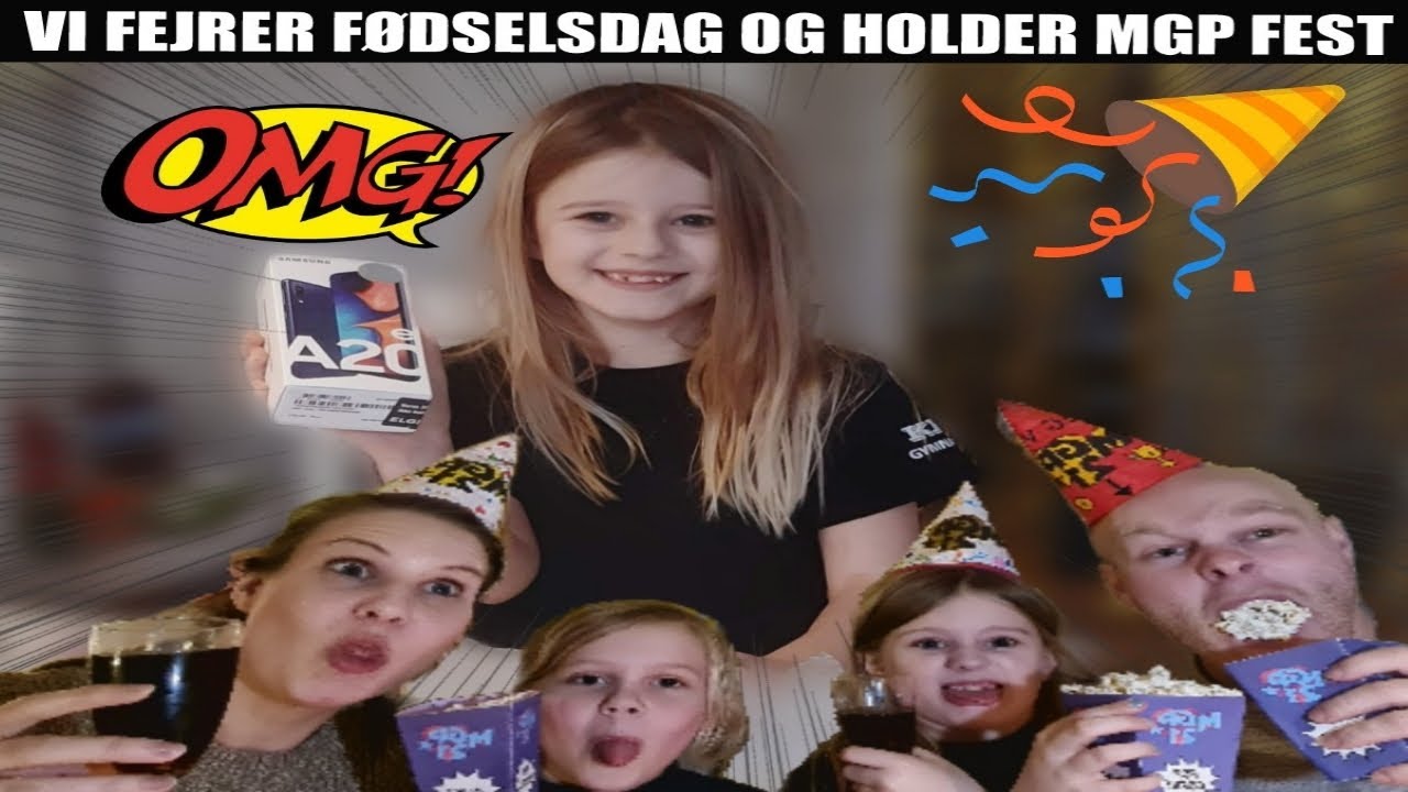 Vlog | Vi Fejrer Fødselsdag Og Holder MGP Fest