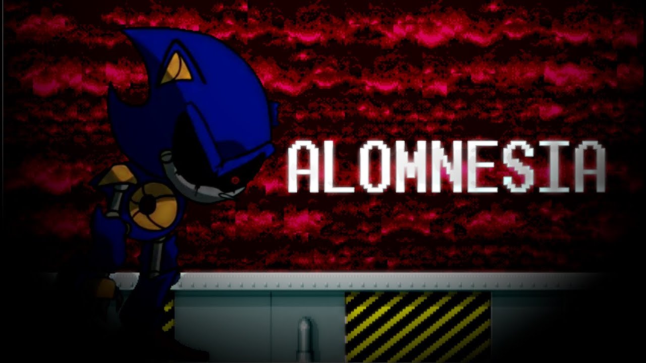 [EPILEPSY WARNING] Alomnesia but Metal sonic and Sonic sing (Cover)