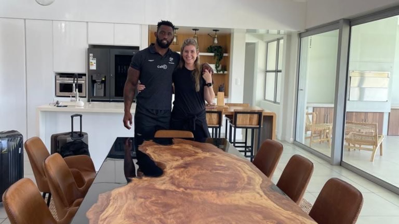 Siya Kolisi Epoxy River Table