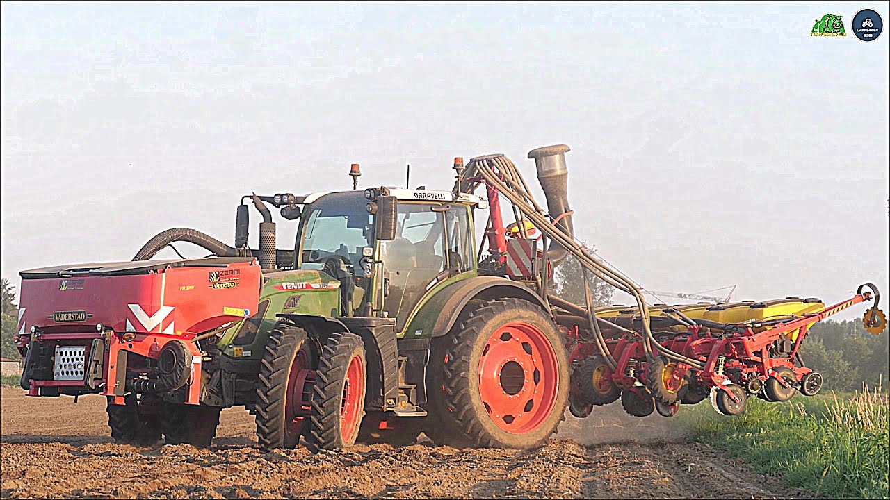 **NEW** Fendt 724 Vario Gen 6 + Väderstad - Tempo V-10 & FH 2200 | GARAVELLI | Corn seeding 2024