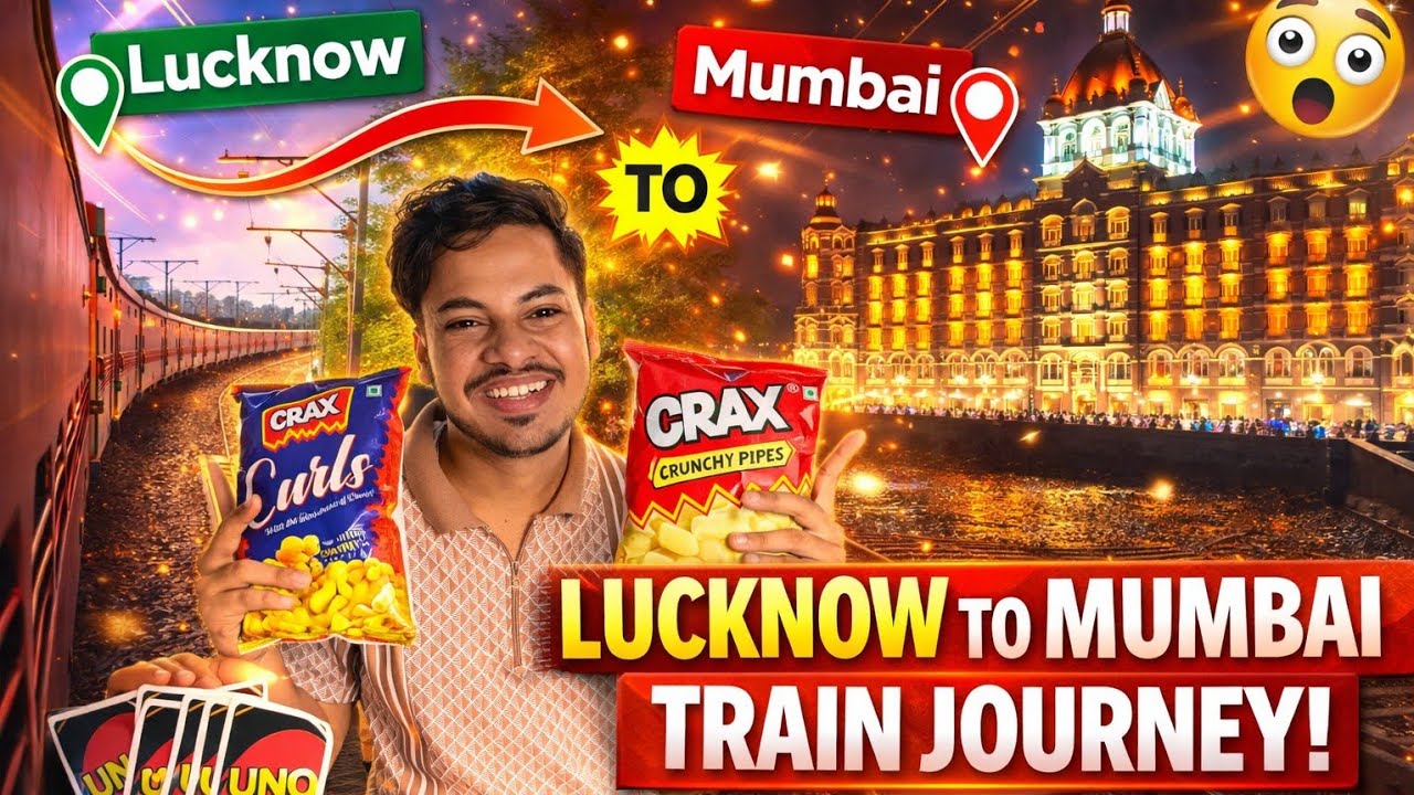 LUCKNOW TO MUMBAI TRAIN JOURNEY | TRAIN NO . 15065 GORAKHPUR PANVEL EXPRESS|
