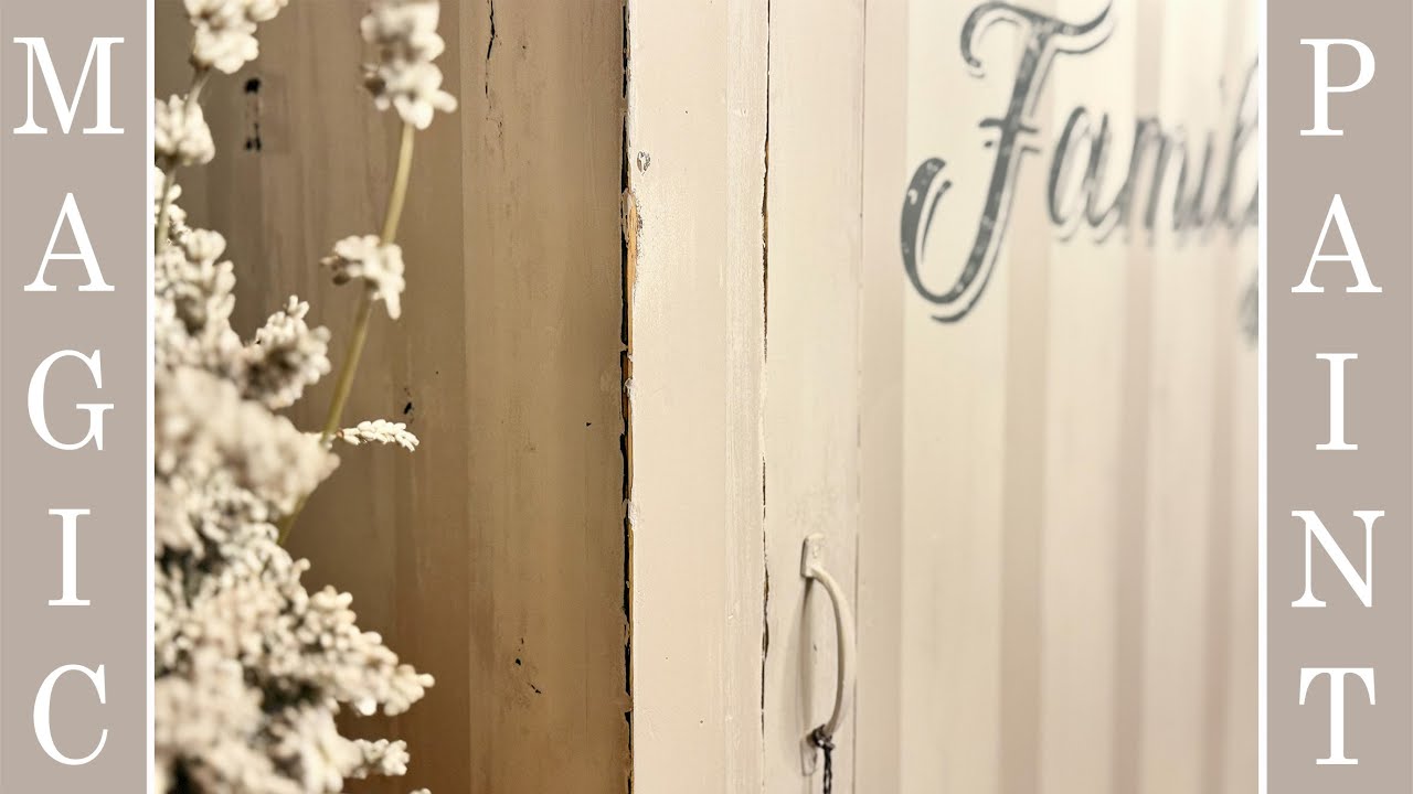Преображаю свой старый шкаф с помощью краски Magic Paint Chalk Paint #diy &reg; DIY #ElisaMP