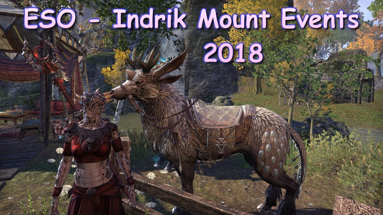ESO Indrik Mount Events 2018