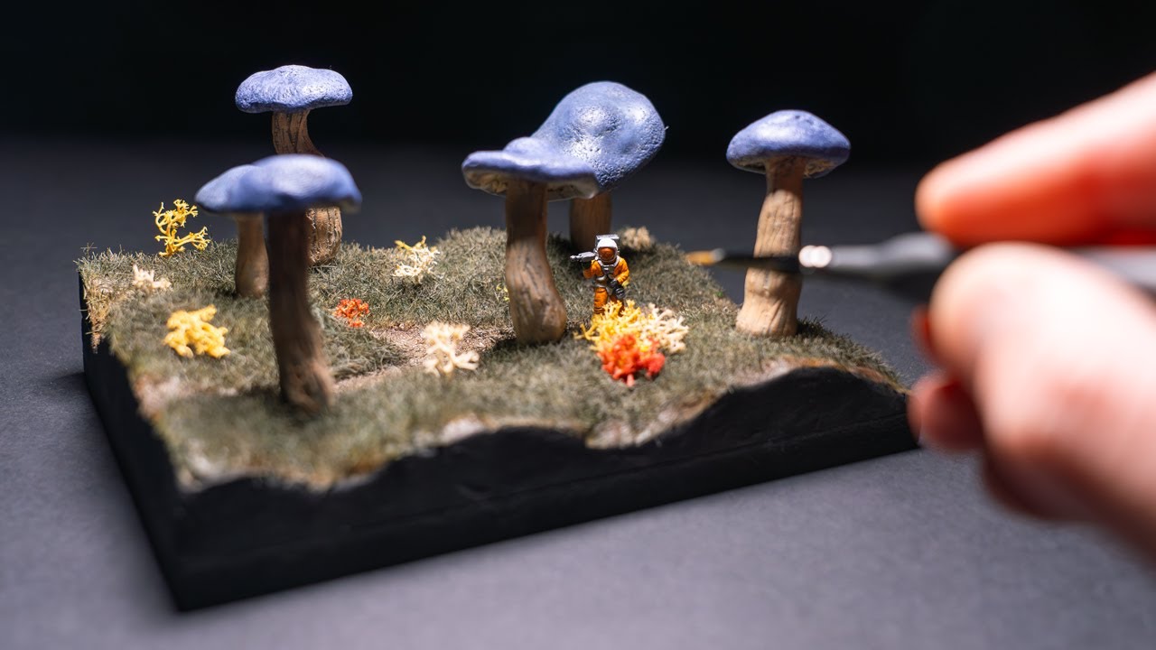 LOST in the Mushroom Fields | Diorama