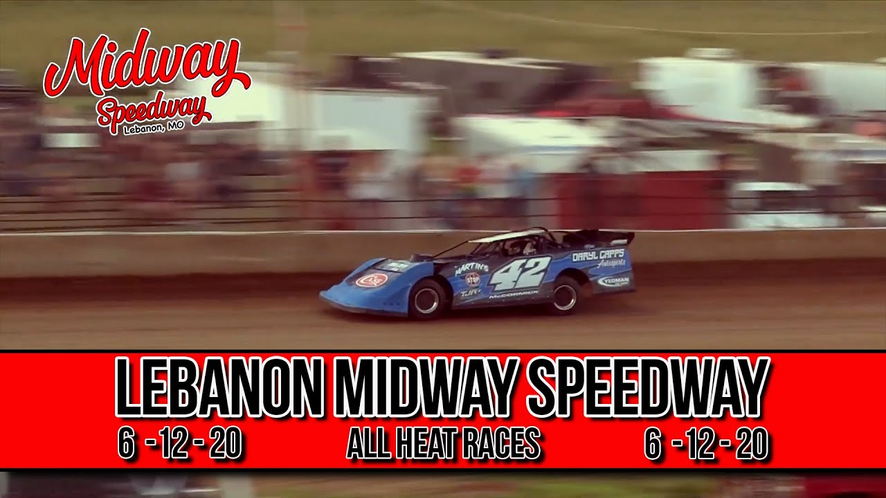 Lebanon Midway Speedway - All Heat Races - 6-12-20 - Piercy, McCormick, Simon, Seets, Helton,Garner