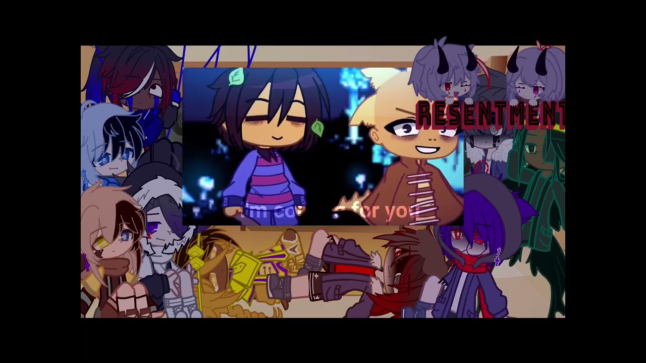 Sans au react to Frisk memes || 1/? || undertale au || GC