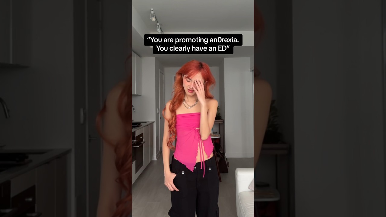 &ldquo;you&rsquo;re promoting an0rexia and ED because you&rsquo;re skinny&rdquo; 🙄&hellip; #shorts