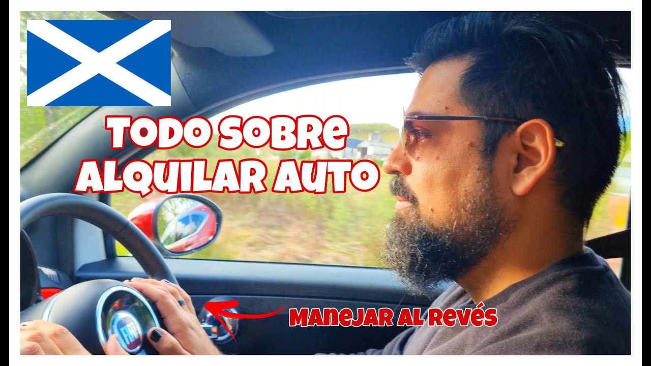 Manejar al reves: ALQUILAMOS un auto en Escocia 🇬🇧