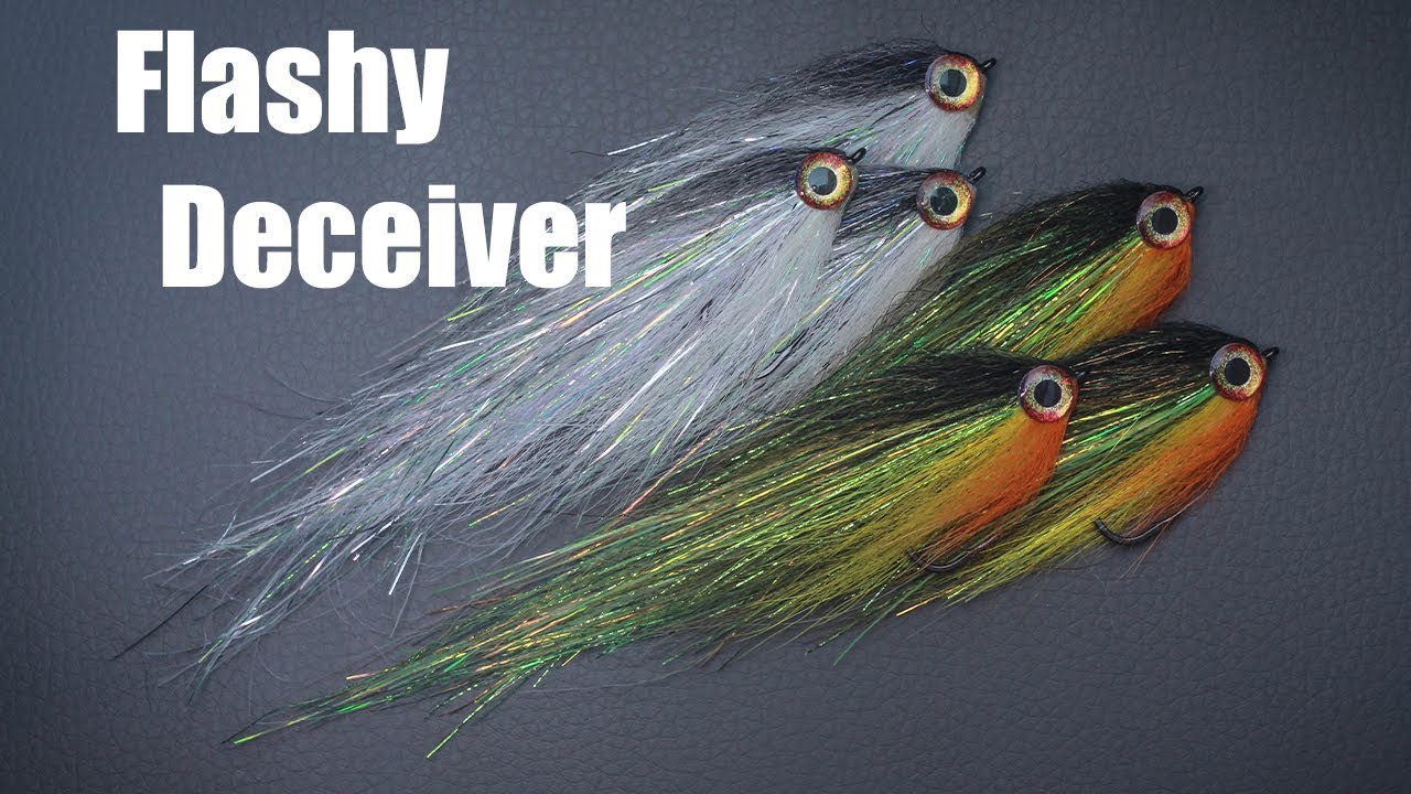 Tying the Flashy Deceiver - Pike, zander, perch, bass
