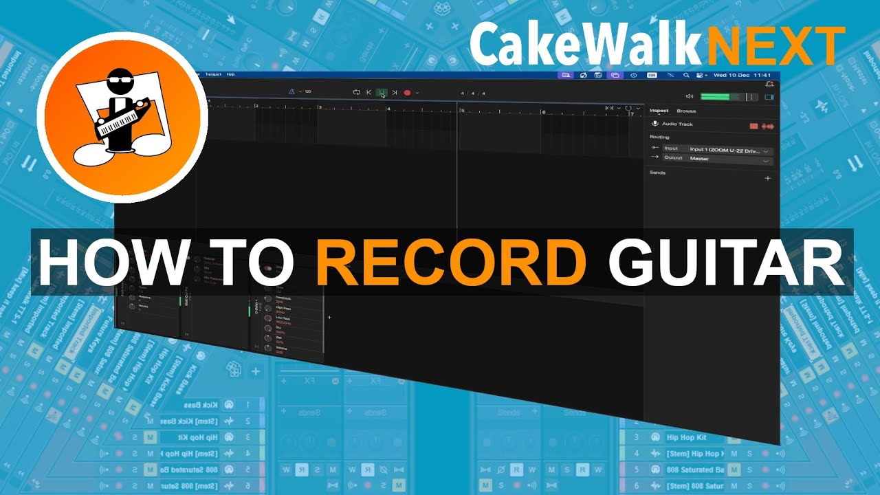 Как записать гитару в Cakewalk Next
