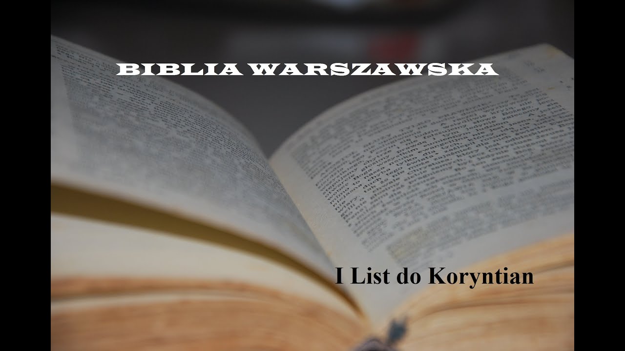 BIBLIA WARSZAWSKA NT 07 I List do Koryntian