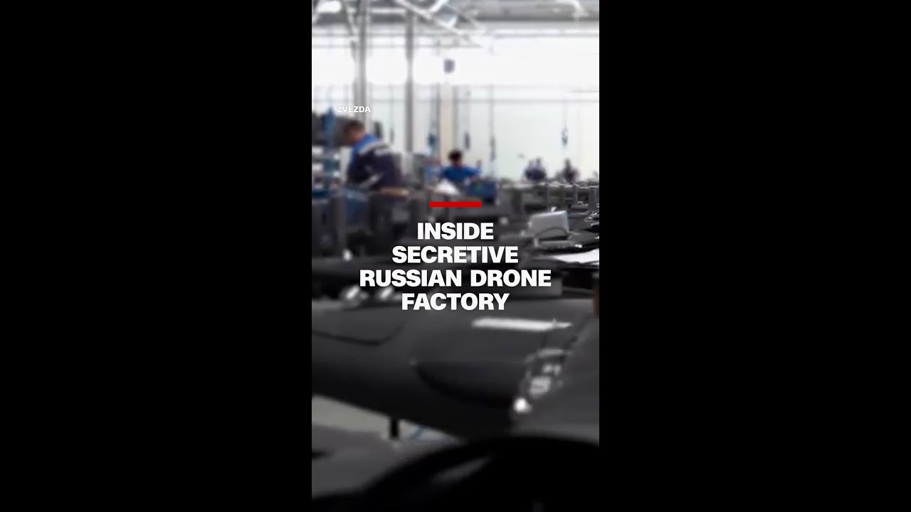 See rare glimpse inside secretive Russian drone factory