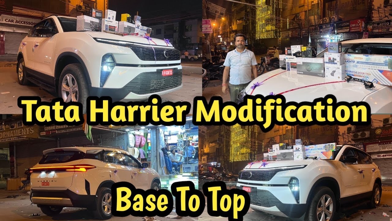 Harrier facelift modification ✅ 2024 Tata harrier ✅ Tata harrier base to top in karo bagh ✅