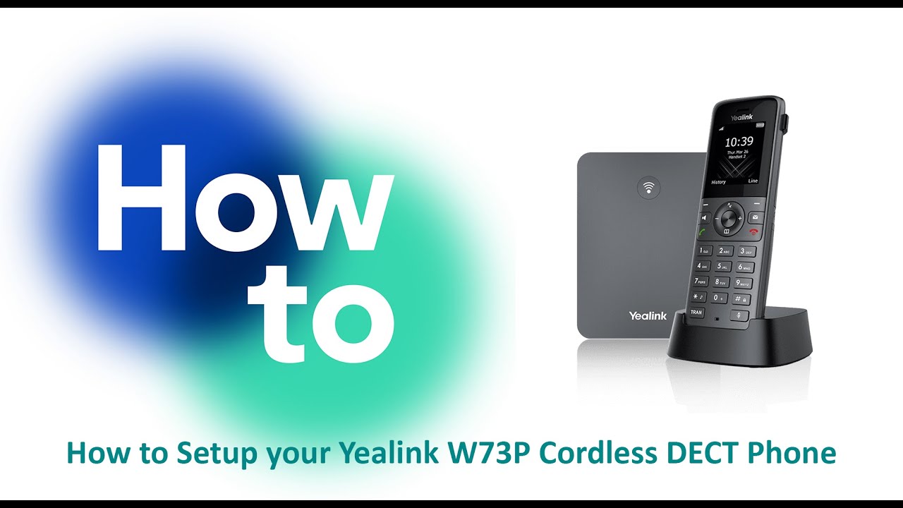 Как настроить беспроводной DECT-телефон Yealink W73P