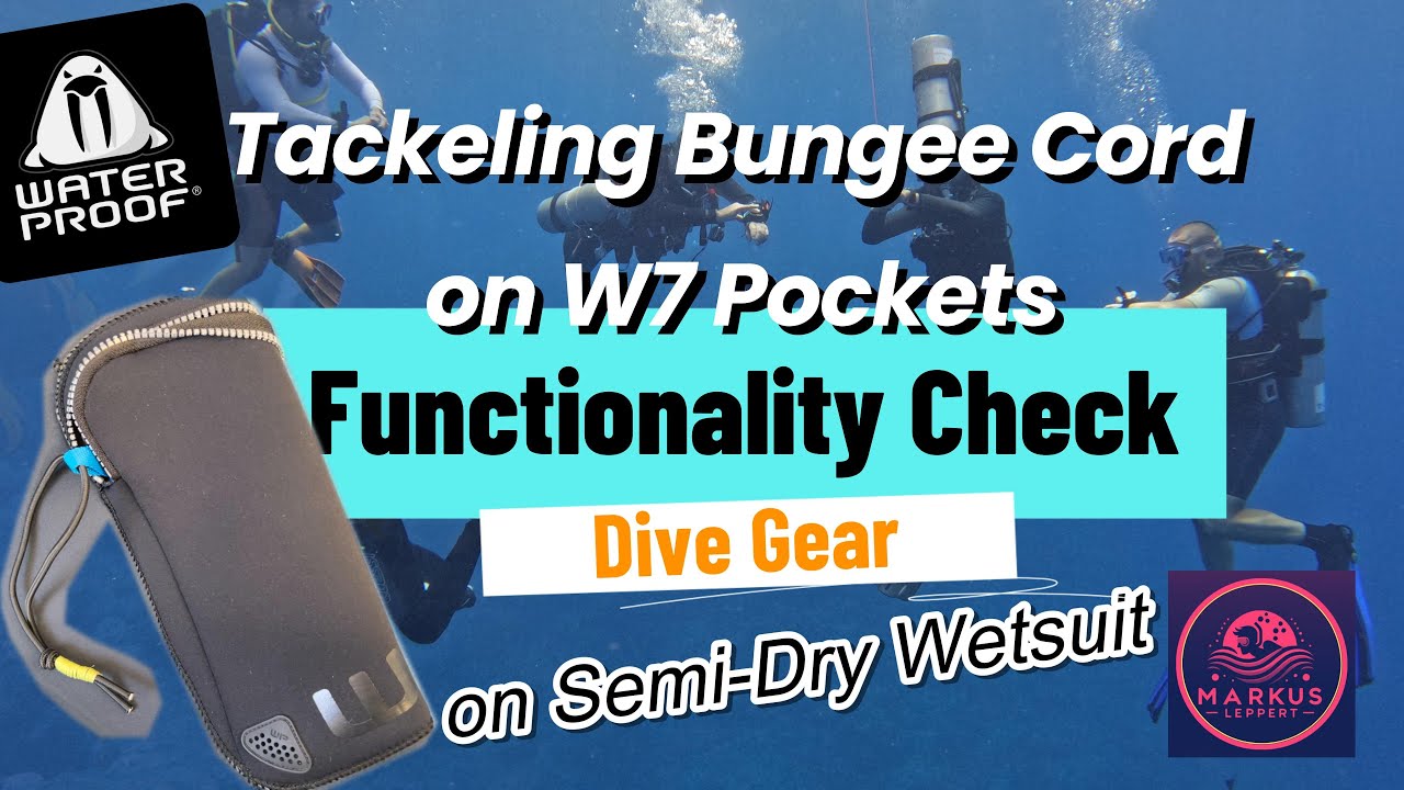Tackeling the Bungee End on Cargo Pockets | Waterproof W7 Semi-Dry Wetsuit Hack!
