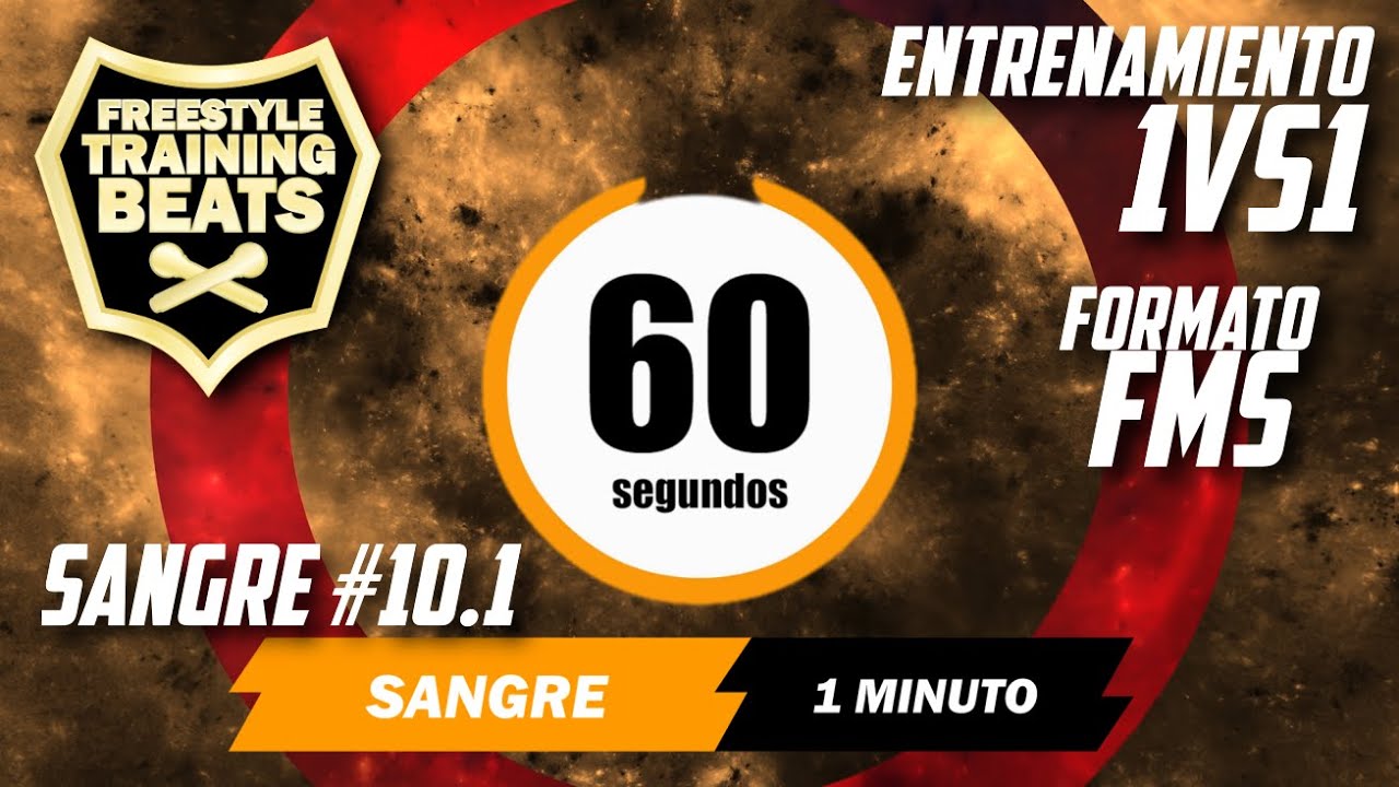 SANGRE #10.1 | Entrenamiento 1vs1 formato FMS | Ejercicio para improvisar Freestyle Rap|Minuto libre