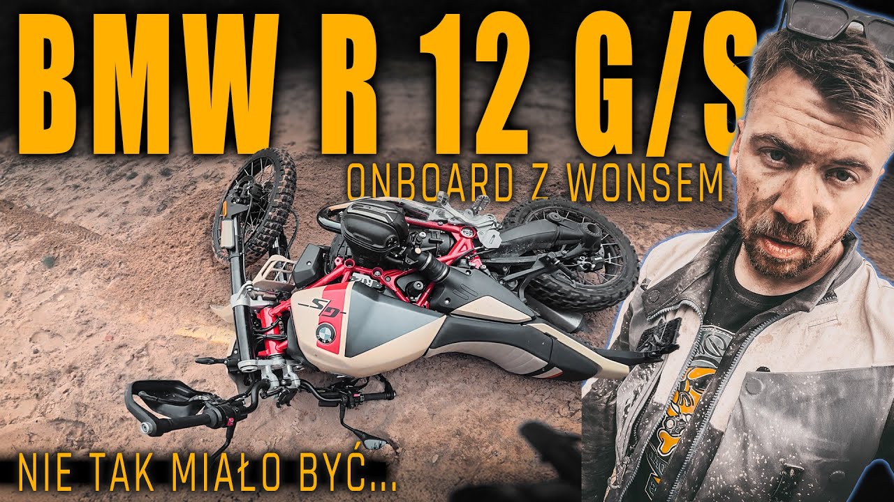 BMW R 12 G/S 2025 ENDURO &ndash; zobacz, jak naprawdę jeździ w terenie! ONBOARD + wywrotka