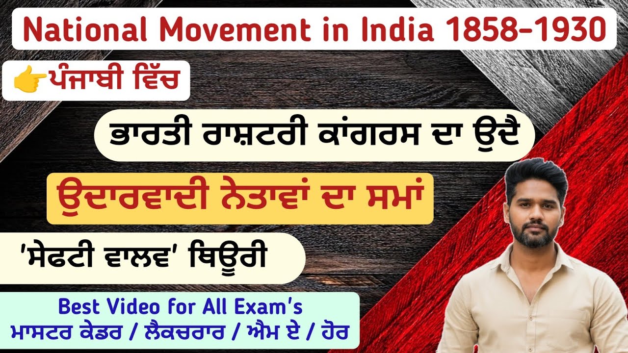 Indian National Congress | Indian National Congress in Punjabi | Modern History | Indian History
