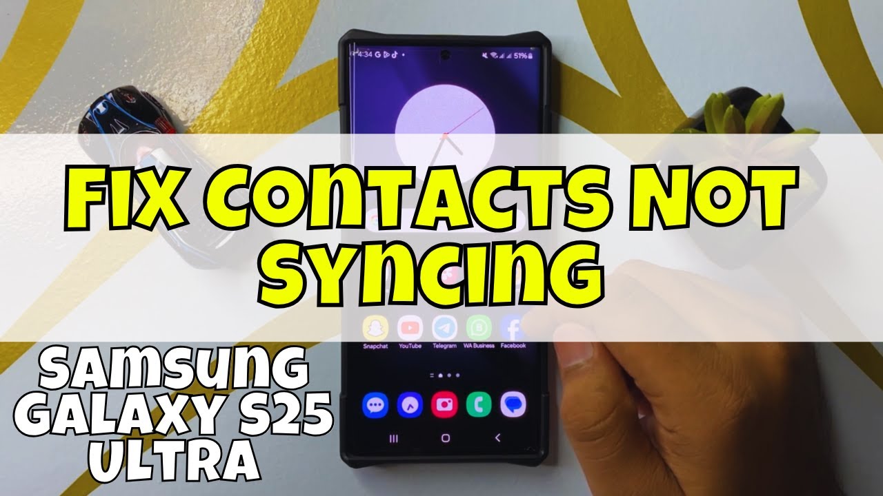 Исправление проблемы с синхронизацией контактов на Samsung S25 Ultra: проблема с синхронизацией с...