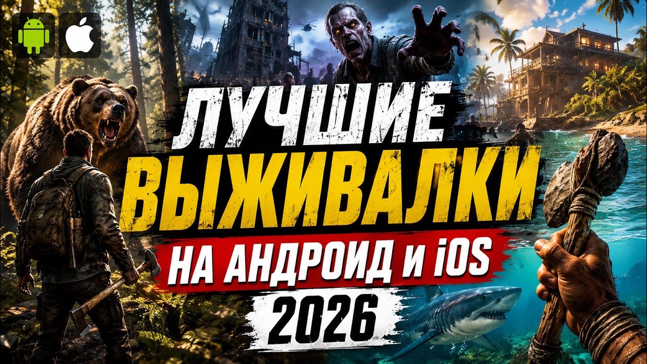 ТОП 20 ИГР ВЫЖИВАНИЕ на телефон 2026 для АНДРОИД и iOS