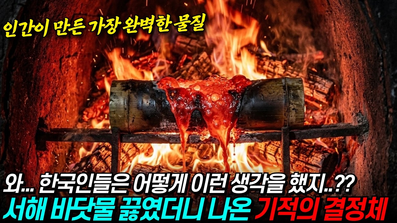 서해 바다에서 나온 기적의 결정체 
