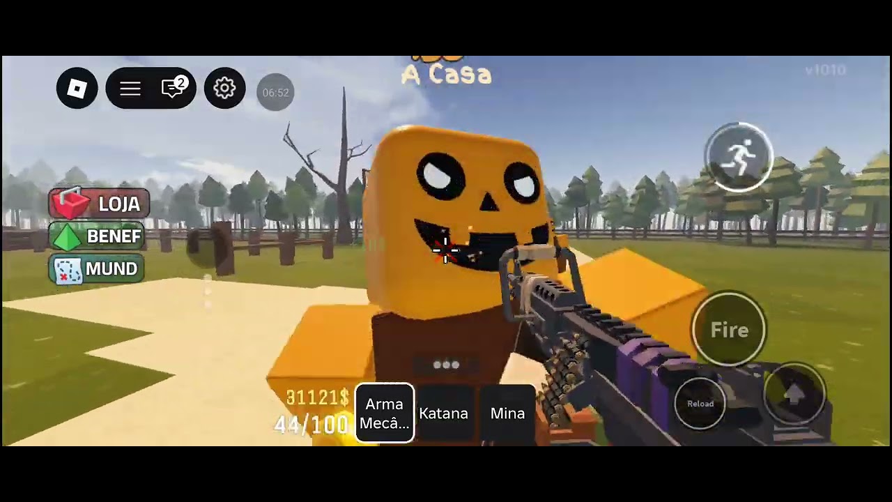 🟦Jogando o jogo dos zumbis 