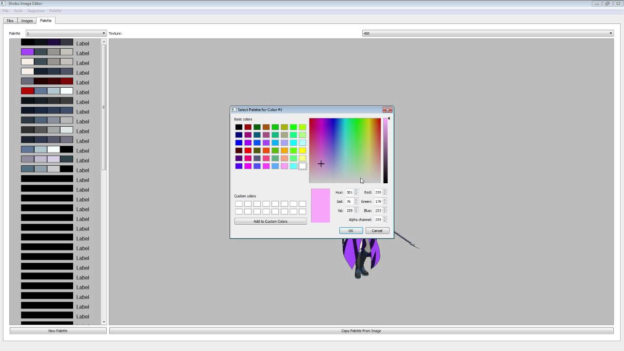 Palette Editor Update