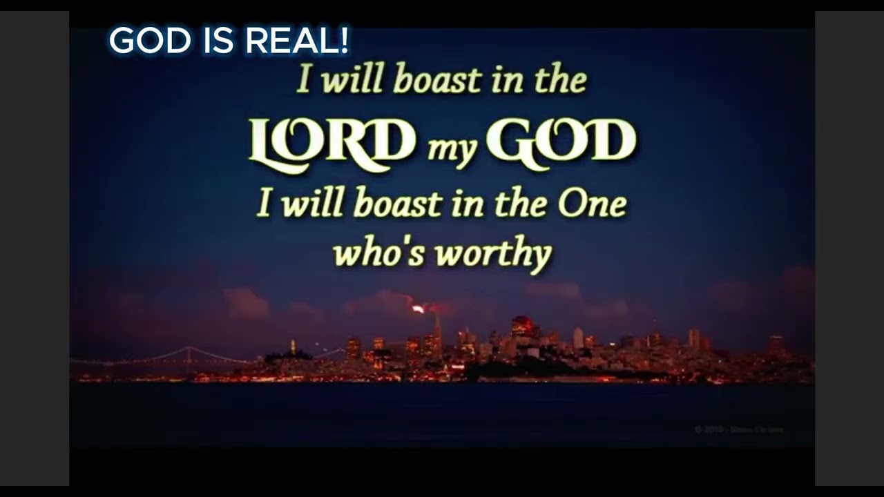 Sunday PRAISE SONGS:   Our God,    I Will Boast,   Victory in Jesus!