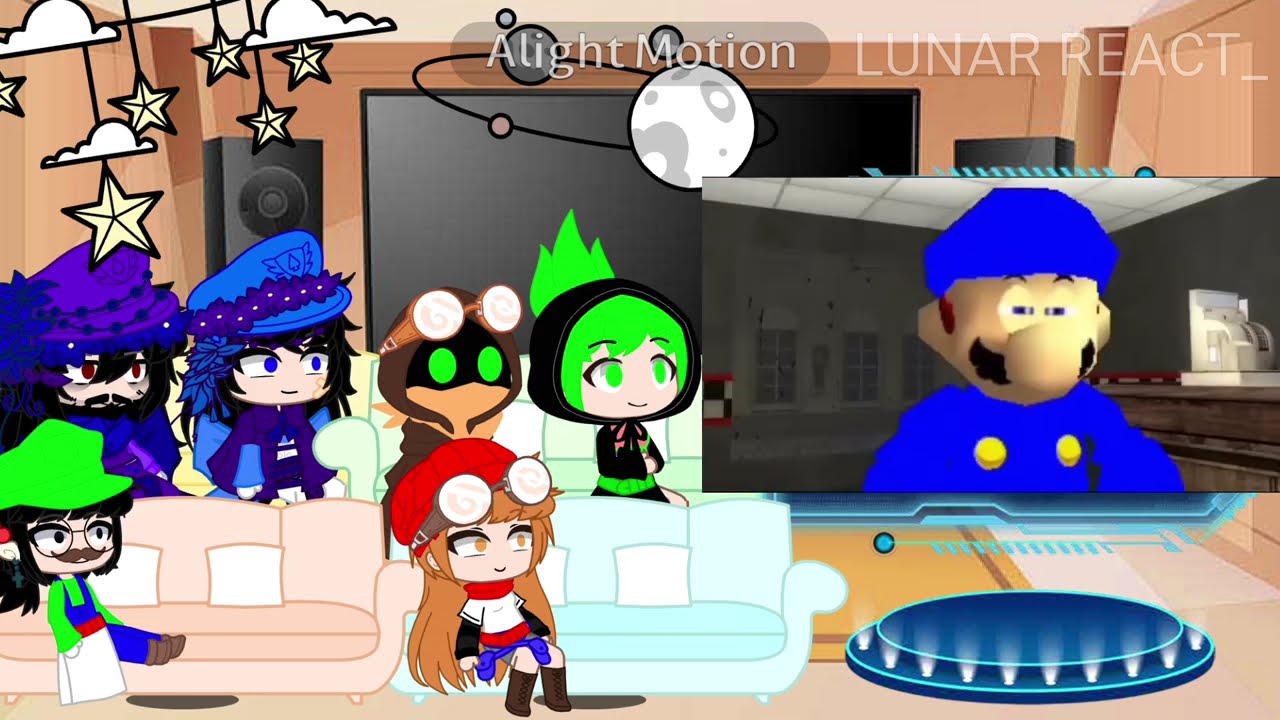 Smg4 crew react to old smg4 bloopers