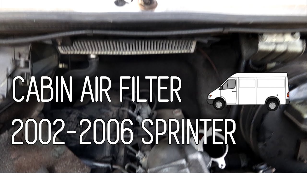 How to Replace Cabin Air Filter 2002-2006 T1N Sprinter
