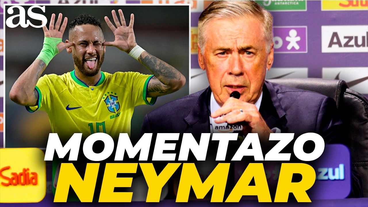 &iexcl;IMPACTO MUNDIAL POR NEYMAR! El momento brutal que ANCELOTTI le CONVOCA al MUNDIAL 2026 con BRASIL