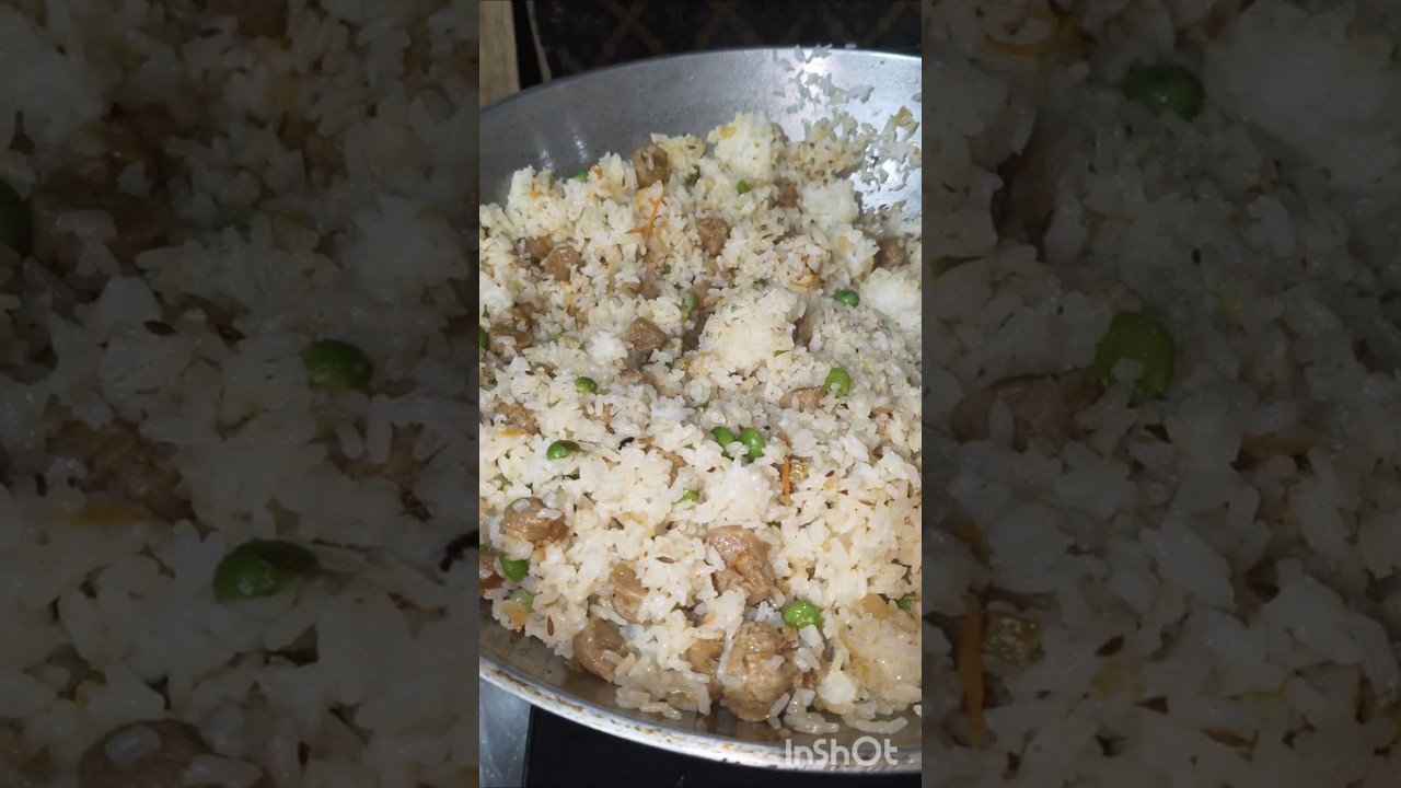 Healthy Soya Chunks Fried Rice | Protein Rich Veg Fried Rice 