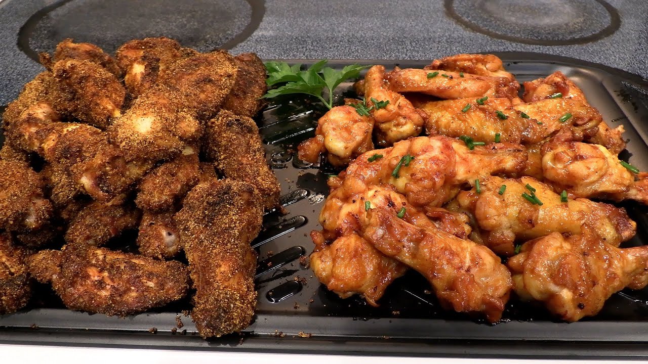 Simple Delicious Bar Wings Two Ways - Dry Rub and Sauce - BGE - Big Green Egg