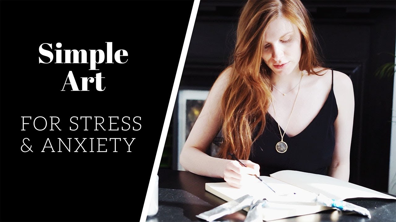 5 MIN Mindful Art:  simple exercise for stress & anxiety