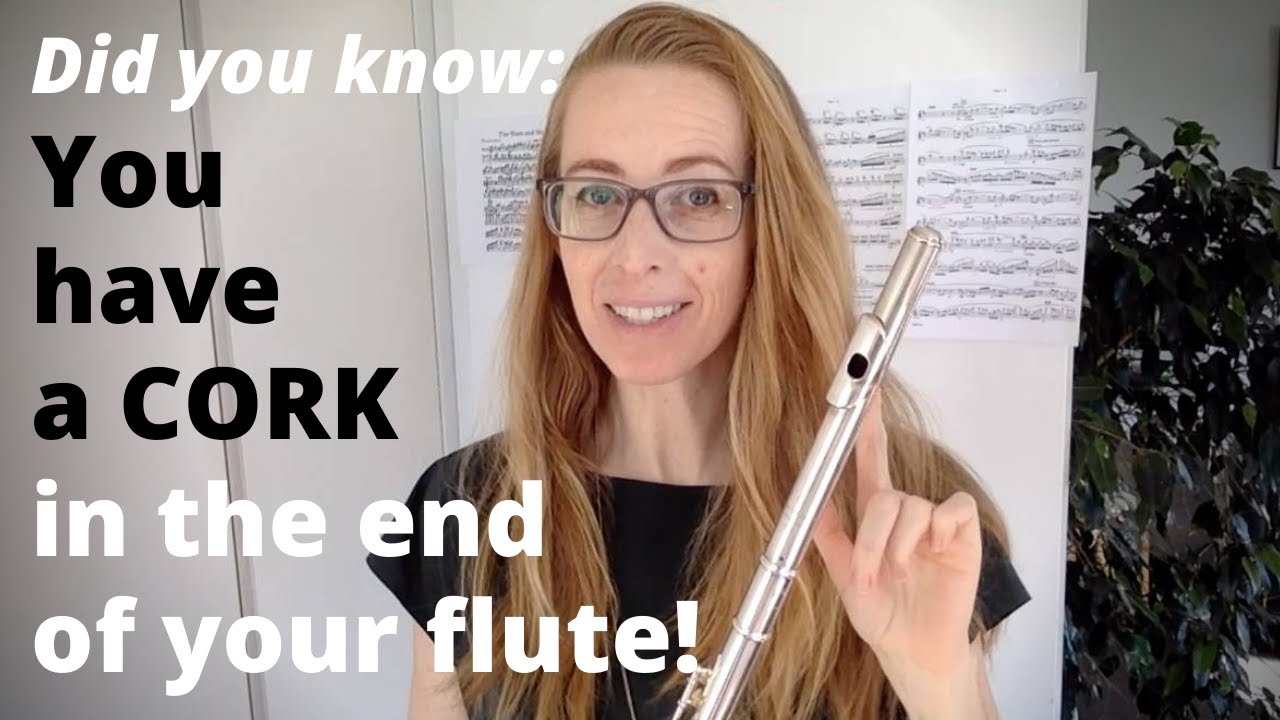 What the CORK in the end of your flute does.