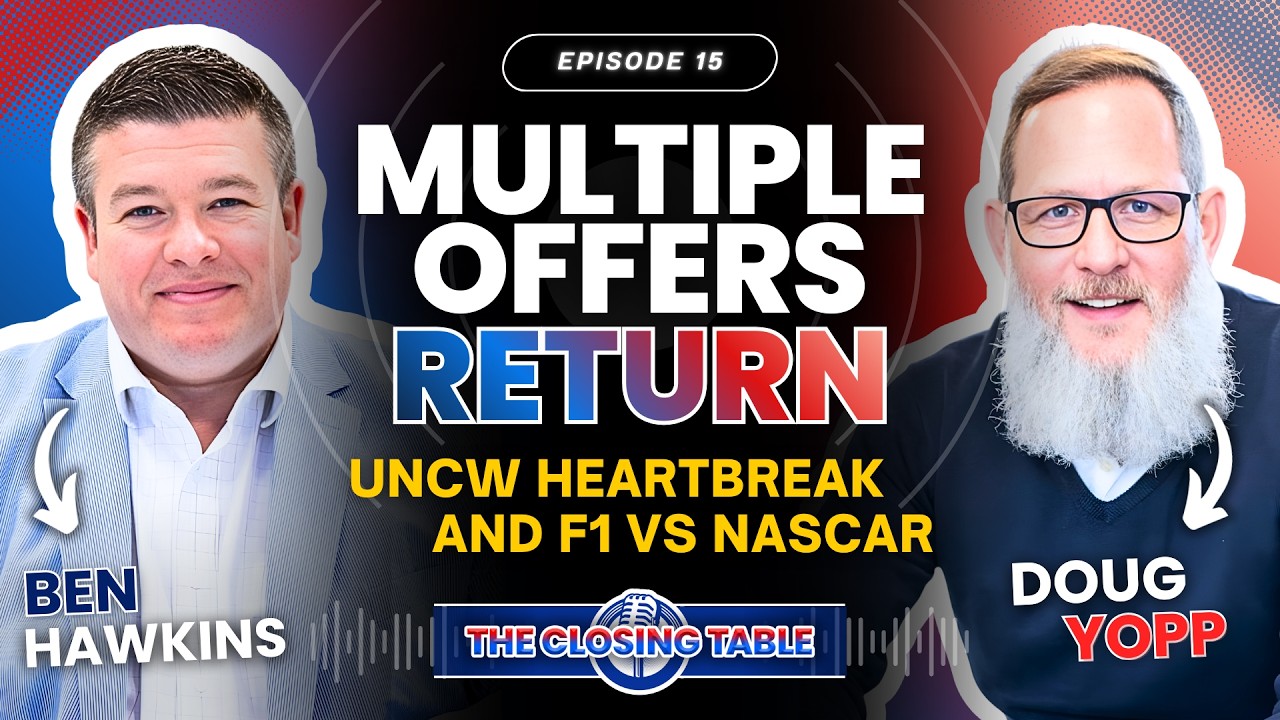 Episode 15 — Multiple Offers Return, UNCW Heartbreak, and F1 vs NASCAR