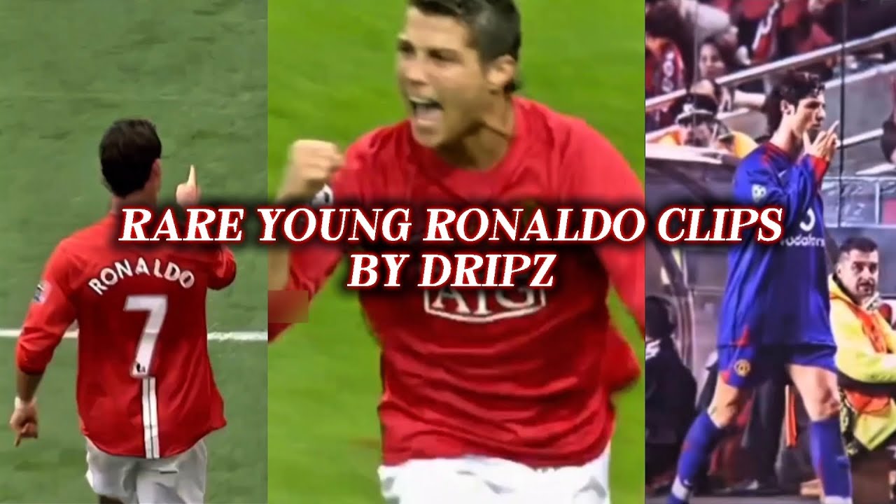 Rare young Ronaldo clips 🔥🐐