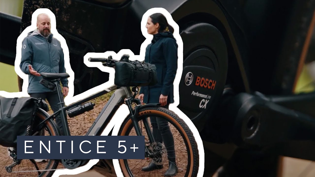ENTICE 5+ PLUS ► Das crossige Trekking E-Bike mit 170 kg Traglast von KALKHOFF