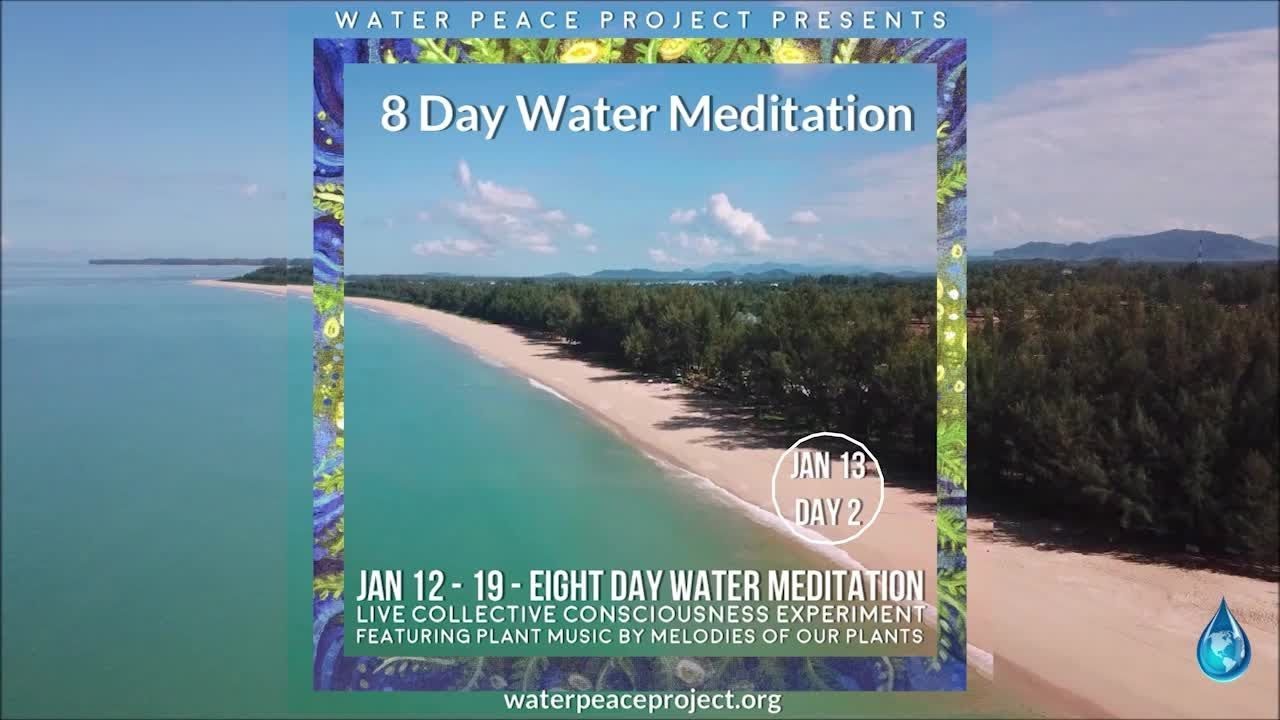 JAN 13 Day 2 of 8 Day Water Meditation & Consciousness Experiment Featuring Plant Music -2026