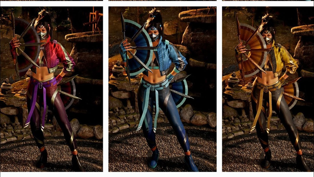 New Earthrealm Kitana Skin ~  All Palettes and Gear Showcase ~ MK1