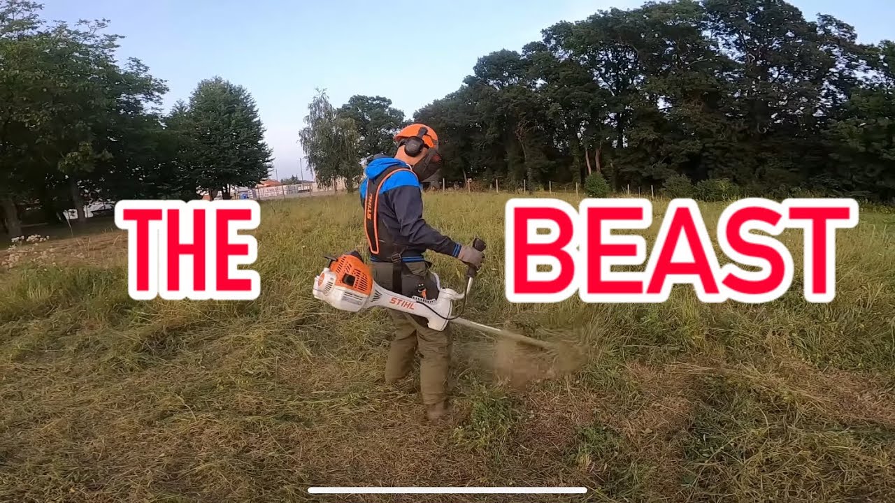THE NEW 🚨STIHL FS-561🚨TEST 2022. 3,75HP BEAST GRASS CUTTING