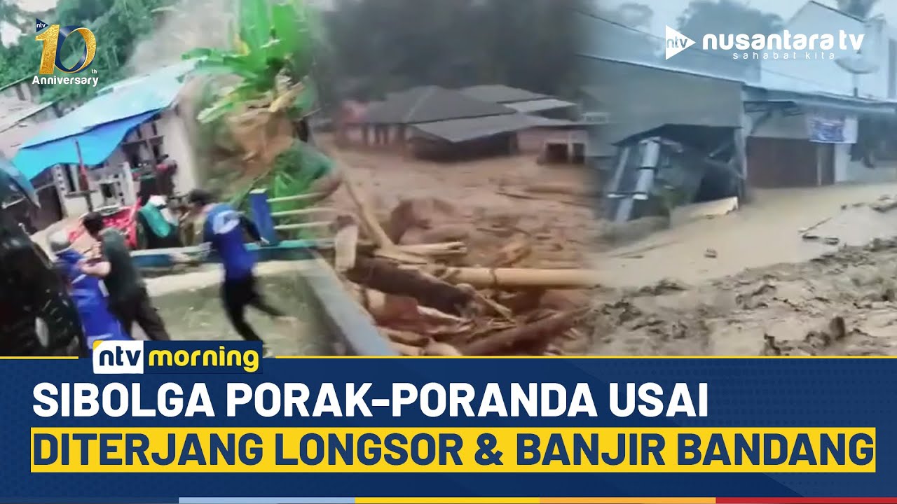 Banjir Bandang & Longsor Terparah Terjang Sibolga, Warga Panik Hingga Rumah-Rumah Hancur | NTV