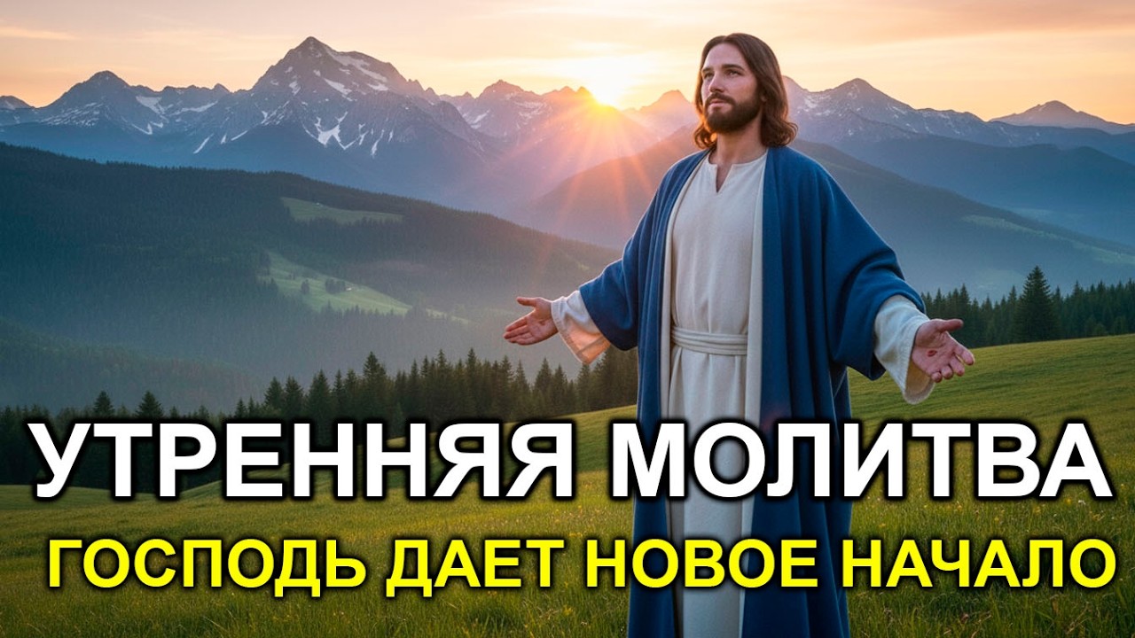 УТРЕННЯЯ МОЛИТВА Вчерашние беды отступят! Бог дает тебе новое начало сегодня